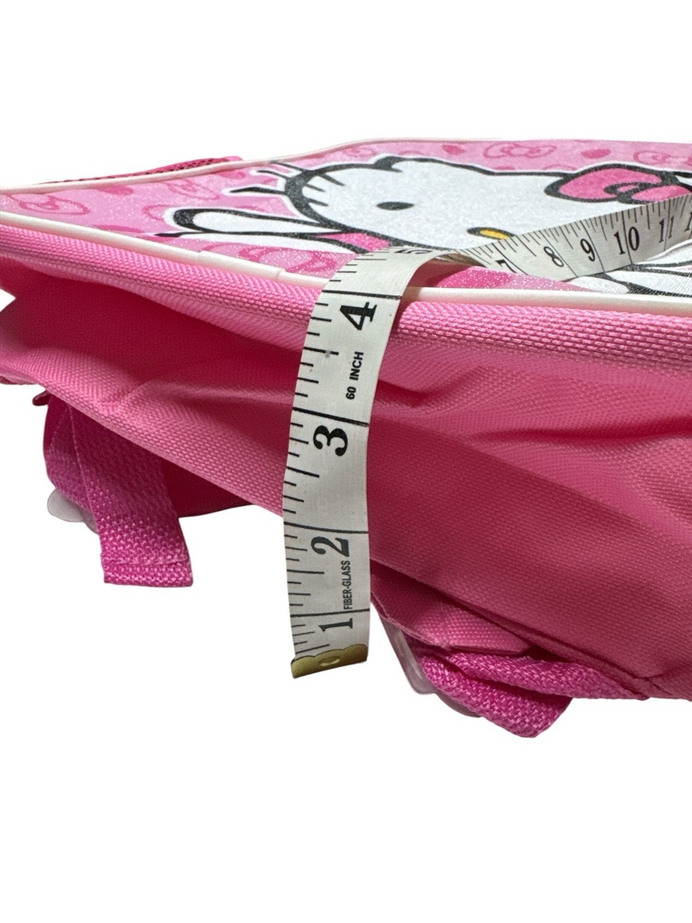 Hello Kitty Pink and White Kids Backpack with Bow Graphic - Picture 6 of 6